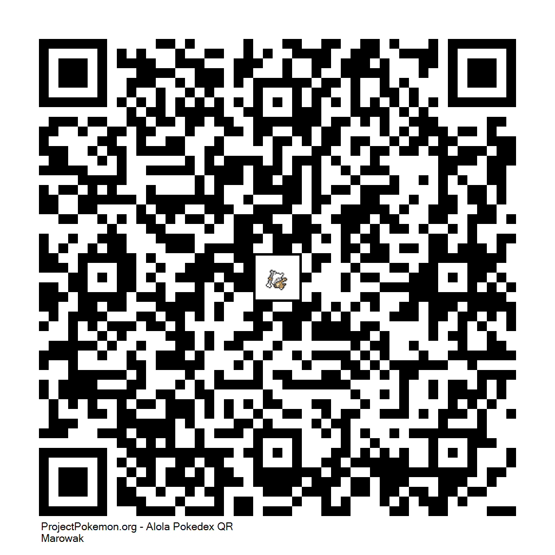 Cdigo QR de Marowak